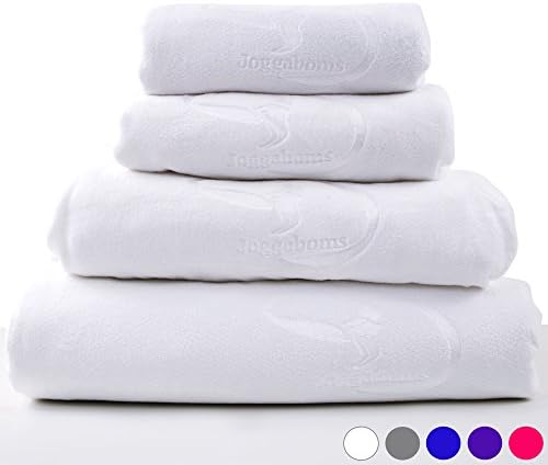 Microfibre Towel - Luxury Towels for Swimming, Bath, Beach, Sports, Gym, Travel, Home - Suitable for Adults and Kids - 4 sizes: Hair, Childs, Bath and Oversized Towels (White, Childs Size Towel)