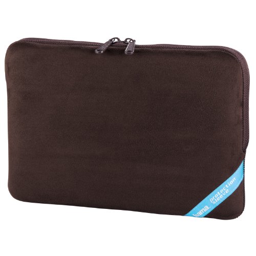 Hama 101194 Velour Notebook-Sleeve bis 26 cm  10 2 Zoll  braun