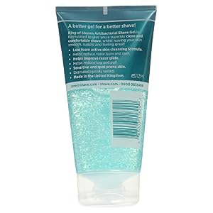 King of Shaves Antibacterial Shave Gel for Men, Low Foam for A Precise Shave, Suitable for All Skin Types 175ml - Image 3