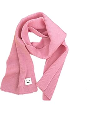 sunnymi 2-10 Jahre Alt Kleinkind Kind Warmen Streifen Pure Farbe Weich Stricken Wolle Kinderschal Baby Mädchen...