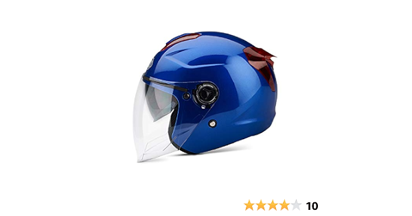 BOSEMAN Casco Moto Adulto Con Doppia Visiera. Il Casco Atv Per Scooter  Cruiser Utilizza Un Guscio 709abs Combinato Con Uno Strato Tampone Eps Per  Fornire Una Migliore Protezione Di Guida(Blu) : Amazon.it: