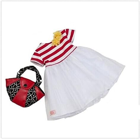 Reborn Baby Fashion Dress And Handbag For 18 inch Girl Doll Clothes And Accessories For Girl Doll