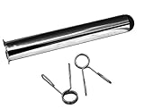 BodyRip Olympic Weight Adapter Sleeve and Spring Collars - Silver