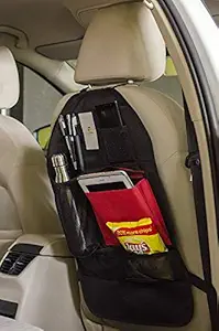 Globex Car Back Seat Organizer for Baby Toy Storage Travel Accessories