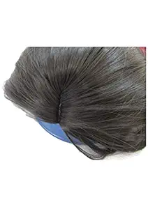 WigOWig 21 inches Full head Wig for women/ladies/girls. Natural brown hair color, specially designed for Alopecia and Cancer patients. Straight hair can be used in parties and festivals by WigOWig