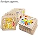 Produktbild Minlop Puzzles Kinderpuzzles ab 3 Jahren aus Holz Großes Holzpuzzle / Einlegepuzzle Griff Legespiel Puzzle-Spielzeug für Kinder(Zufälliger Stil)