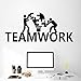 Produktbild jiuyaomai Hot Teamwork Arbeit Idee Wandaufkleber Für Büro Vinyl Decor Art Murals Geschäftsräume Dekoration Motivation Tapeten L red 193 cm x 84 cm