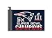 Produktbild Fremont Die sterben NFL New England Patriots Super Bowl 51 5 x Champions Antenne Flagge, Team Farben, 10,2 x 15,2 cm