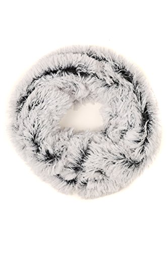 Sakkas CXGJ1532 - Abhy bufanda larga de invierno suave de pelo - 6- Negro - OS