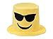 Produktbild Unbekannt Emojicon Hut Emoticon Smiley Partyhut (Kh-218), Farbe: gelb - Coole Sonnenbrille von Alsino