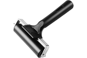 TIOAMY Brayer Roller Druckherstellung, Gummipresswalze, 10,2 cm, Diamant-Malrolle für Bastelprojekte, Tinte und Stempelwerkzeuge, Kartenmalerei