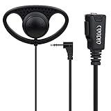 COODIO Motorola TLKR Radio Oreillette 1-Pin Style D Écouteur Casque Microphone pour Motorola TLKR Talkie Walkie Radio