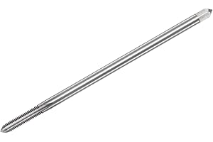 QUARKZMAN Metrisches Gewindebohrer M6 x 1 H2 150mm Extra langer gerader Flöten-Gewindeschneidemaschine Gewindebohrer Gewindeschneidwerkzeug