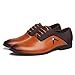 Produktbild Qianliuk Herren Business Schuhe Spitz Schuhe Grundlegende Freizeitschuhe Leder Herren Elegantes Design Hübsche Schuhe