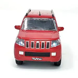 Mahindra Official 1:32 Merchandise TUV300 Toy Car (Dynamo Red)