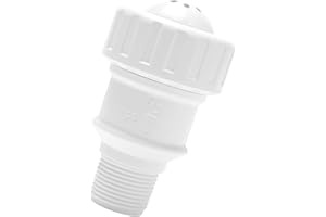 SUPERDI 3/4" Vacuum Relief Valve Pool Solar Panels Compatible with Heliocol Sunstar SwimJoy & SwimLux Panels Heater Quick to Restore Pressure Balance-White