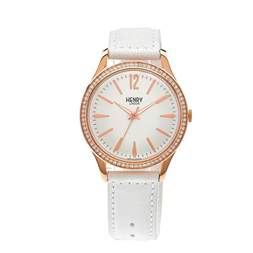 Henry London Unisex-Armbanduhr Pimlico Analog Quarz Leder HL39-SS-0114 Henry London Unisex-Armbanduhr Pimlico Analog Quarz Leder HL39-SS-0114