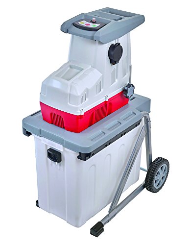 IKRA Elektro Gartenhäcksler Walzenhäcksler ILH 3000 A, leise robust wartungsarm, starke 3.000 Watt, Aststärke bis 44mm - 2