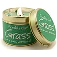 Lily Flame Scented Candle in a Presentation Tin - Freshly Cut Grass