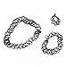 Produktbild Jullyelegant Fashion Stretching Tattoo Ring Armband Choker Halskette verfeinert Schmuck Set Großen Valentinstag Geschenk für Frauen
