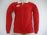 Canterbury Long sleeved rugby shirt (RED Age 14)