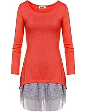 Meyison Mode Damen Strickkleider Kleidung Damenbekleidung Oberteile