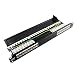 Produktbild Ligawo 1020107 Patchpanel Cat.5e 16x RJ45 LSA 48,26cm/19Zoll schwarz 1HE