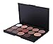 LyDia® 15 COLOURS EYESHADOW PALETTE Matte Smokey Eye Effect Neutral Nude/White Highlight/Brown/Black/Chocolate #2