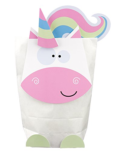 KuschelICH – Set Geschenktüten Einhorn – Kindergeburtstag – Mitgebsel – Gastgeschenk – Papiertütchen für Party und Geburtstag -TOP QUALITÄT aus Deutschland- - 2