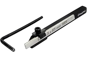 AD INTERNATIONAL Mini Cut Off - Portaherramientas para tornos pequeños Unimat, Seig, Emco, Proxxon's, Grizzly (vástago 6 x 6 mm)