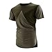 Produktbild T-Shirt Sannysis,Herren T-Shirt Schlank Passen O-Hals T-Shirt Kurzarm Tops (Grün, XL)