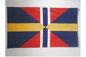 AZ FLAG Flagga Sverige och Norge 1814-1905 90x60 cm Stångficka | Inom- och utomhusbruk dekorativ flagga dubbelsydda sömmar och förstärkta kanter 100D polyester