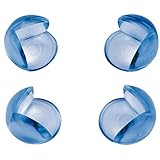 Adhesive Corner Edge Protectors for Tables, Desks & Shelves -- PACK OF 4 -- Baby Safety