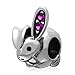 Produktbild soulbead Ostern Kaninchen Charme mit CZ Stein echtes 925 Sterling Silber Animal Bunny Bead DIY für europäische Armband