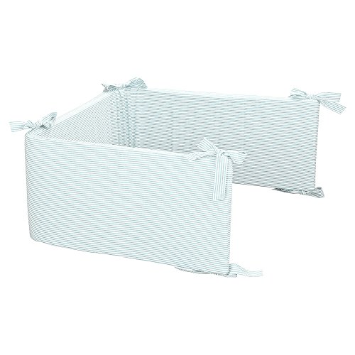 Sugarapple Nestchen & Bettumrandung in über 35 Stoffen mit stabilem Schaumstoffkern und abnehmbarem Bezug, Länge 200 cm für Baby & Kinderbetten, 100% Baumwolle, Oeko Tex 100, Made in Germany