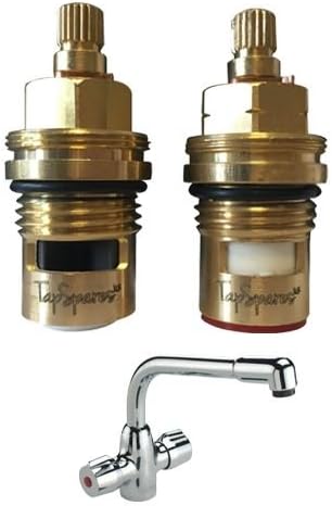 Carron Phoenix Aztec Kitchen Tap Replacement (1212R) Valve Pair Cartridges Spares
