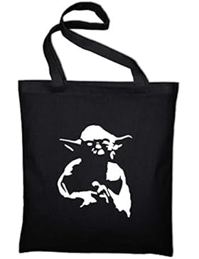 #1 Yoda Jutebeutel, Beutel, Stoffbeutel, Baumwolltasche