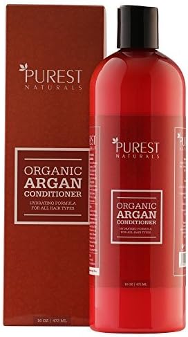 Purest Naturals Argan Oil Daily Conditioner - Best Moisturizing, Volumizing Sulfate Free Conditioner for Women, Men & Teens - Revives Dry & Damaged Hair - Made With Organic Ingredients …