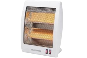 TELEFUNKEN Stufa Elettrica al quarzo da pavimento Potenza 800 watt Bianco M08001