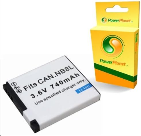 PowerPlanet NB-8L Canon High Capacity Compatible 2 Year Warranty Camera Battery for Canon PowerShot