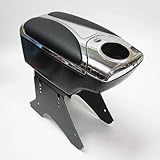 Mit integriertem ausziehbarem Becherhalter für Getränke von hinten