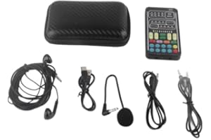 BEWINNER I9 Pocket Voice Changer[2022], Portable Mini Sound Card Multifunction Recording Equipment Set, or Computers, Phones, Tablets and Gaming Anchor(English Version)