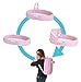 LulyBoo Baby Lounge to Go, FOLDABLE Baby Bassinet / Travel Bed / Cot (Pink Dots)