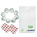 ESUMIC® Corner Guards Child Baby Safe Silicone Protector Table Corner Edge Protection Cover Spherical Angle/ Transparent Angle 8 Pack