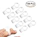 FENICAL 100pcs rings and cups New Permanent Eyelash Makeup Tool Ink Cup Ring Holder Tattoo Supplies Eyebrow Tattooing