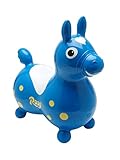 Gymnic / Rody Inflatable Hopping Horse, Blue, Made from soft, super strong, latex-free