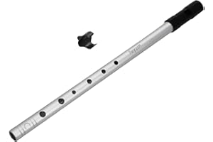 Rayzm Silbato Irlandés/Flauta Irlandesa/Irish Silbato, C Irish Tin Penny Whistle de Aluminio de 6 Agujeros Instrumento de Música de Viento para Principiantes