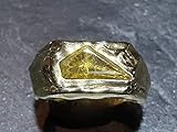  Ring, 333er Gold, Beryll, Gr.60, Unisex, Unikat