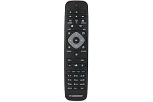 FOXRMT Ersatz Philips Fernbedienung, Universalfernbedienung Philips Smart TV Kompatibel mit Fernbedienung Phi-Lips 242254990467 YKF308-001 996590000449