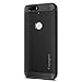 Produktbild Spigen Nexus 6P Hülle, [Rugged Armor] Elastisch [Schwarz] Ultimative Schutz vor Stürzen und Stößen [Karbon Look] Schutzhülle für Nexus 6P Case, Nexus 6P Cover Black (SGP11797)